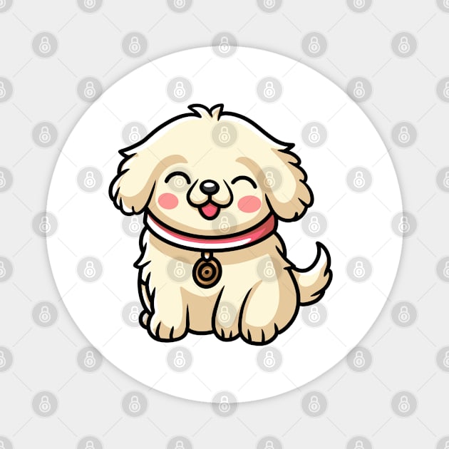 Cute Dog Magnet by Rekayasabumi